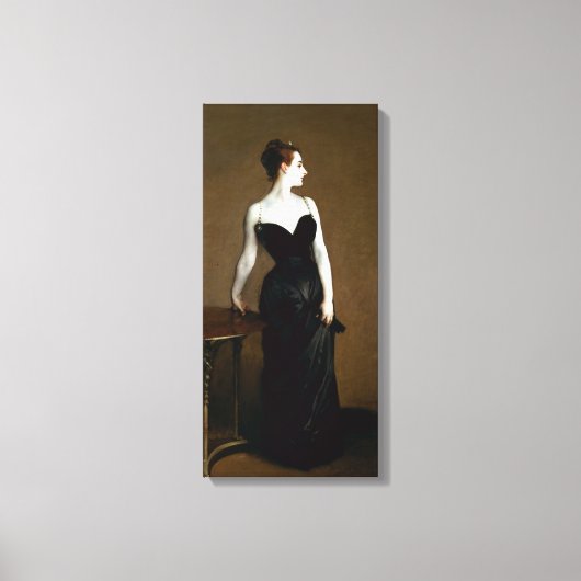 John Singer Sargent Madame X Canvas Afdruk (Voorkant)
