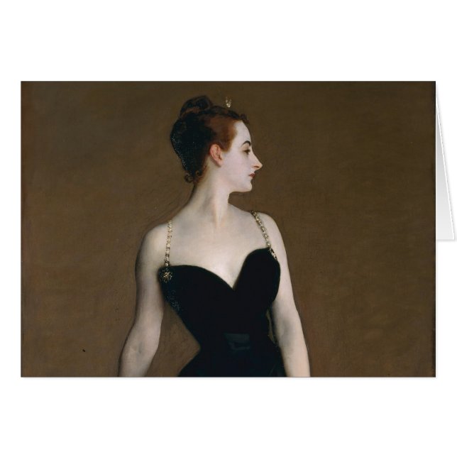 John Singer Sargent Madame X Classic Portret (Voorkant Horizontaal)