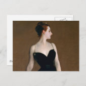 John Singer Sargent Madame X Classic Portret Briefkaart (Voorkant / Achterkant)
