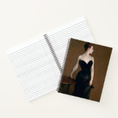 John Singer Sargent Madame X Classic Portret Notitieboek (Binnen)