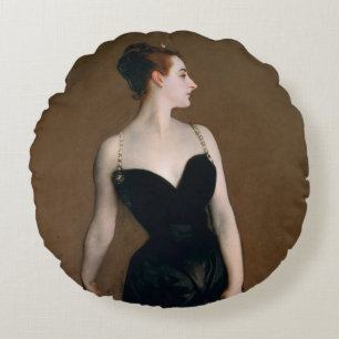 John Singer Sargent Madame X Classic Portret Rond Kussen