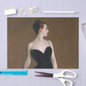 John Singer Sargent Madame X Classic Portret Tissuepapier (Craft)