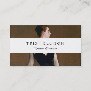 John Singer Sargent Madame X Classic Portret Visitekaartje