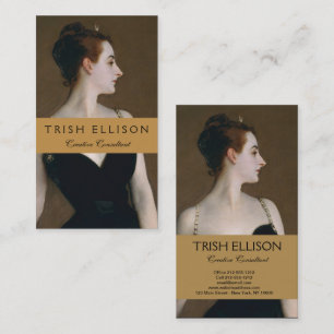 John Singer Sargent Madame X Portret Moody Visitekaartje