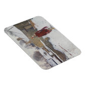 John Singer Sargent - Mannikin in de sneeuw Magneet (Rechterzijde)