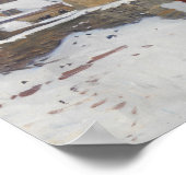 John Singer Sargent - Mannikin in de sneeuw Poster (Hoek)