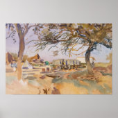 John Singer Sargent - Militair kamp Poster (Voorkant)