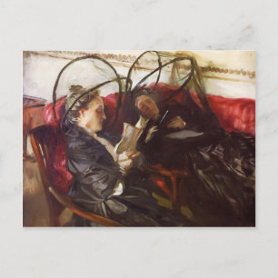 John Singer Sargent-Mosquito Nets Briefkaart