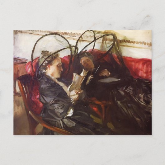 John Singer Sargent-Mosquito Nets Briefkaart (Voorkant)