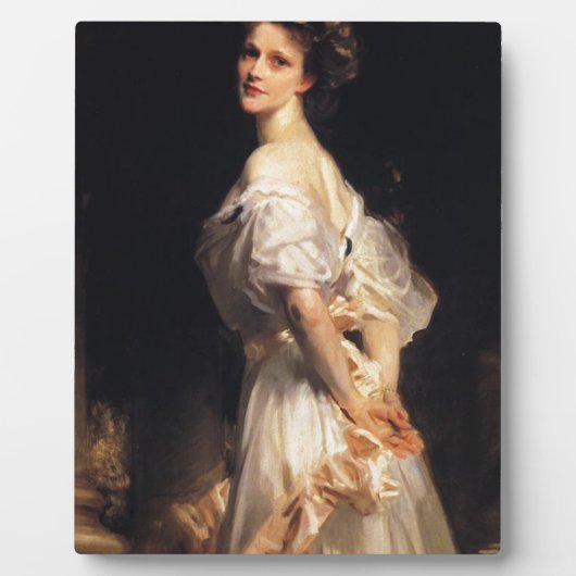 John Singer Sargent - Nancy Astor Fotoplaat (Voorkant)