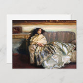 John Singer Sargent Nonchaloir Briefkaart (Voorkant / Achterkant)