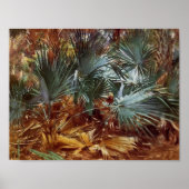 John Singer Sargent: Palmettos Poster (Voorkant)