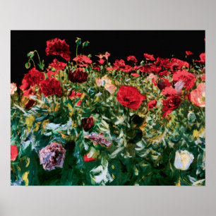 John Singer Sargent Poppies Fine Art Poster