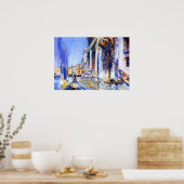 John Singer Sargent Rio dell’Angelo Venice Poster (Cuisine)