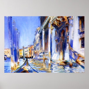 John Singer Sargent Rio dell'Angelo Venice Poster
