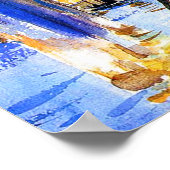 John Singer Sargent Rio dell'Angelo Venice Poster (Hoek)