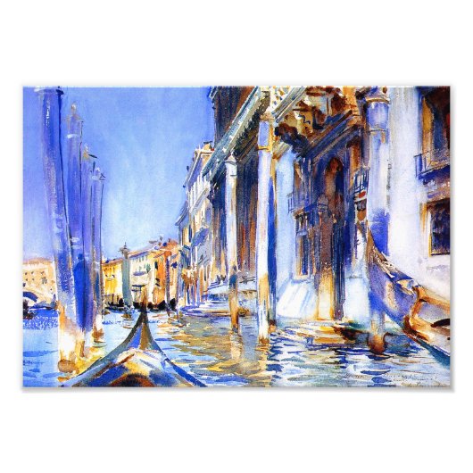 John Singer Sargent Rio dell'Angelo Venice Print Foto Afdruk (Voorkant)