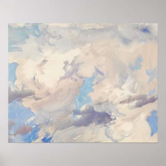 John Singer Sargent - Sky Poster (Voorkant)