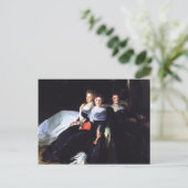 John Singer Sargent- The Misses Hunter Briefkaart (Staand voorkant)