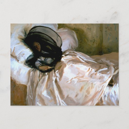 John Singer Sargent - The Mosquito Net Briefkaart (Voorkant)
