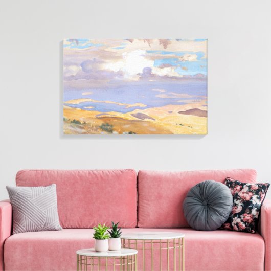 John Singer Sargent - uit Jerusalem Canvas Afdruk (Insitu (Woonkamer))