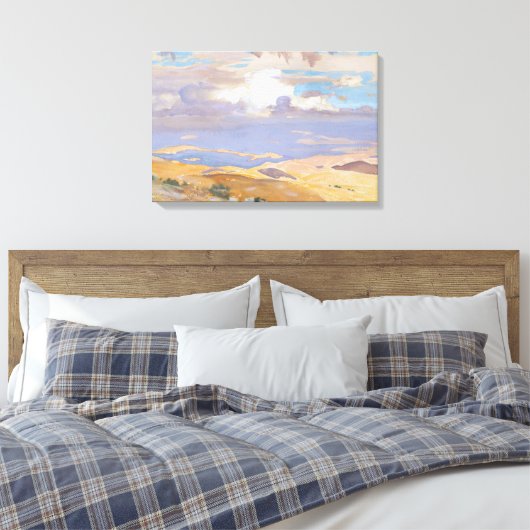 John Singer Sargent - uit Jerusalem Canvas Afdruk (Insitu (Slaapkamer))