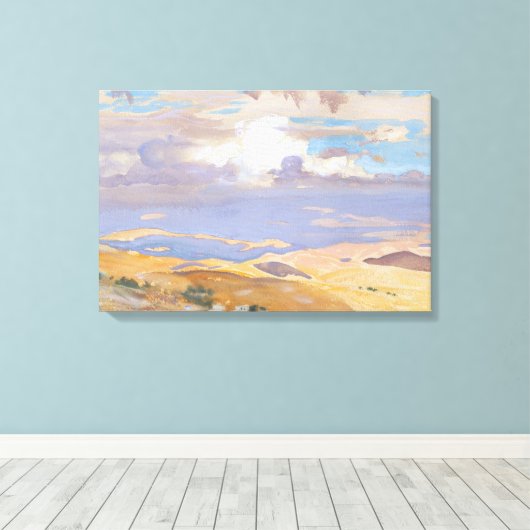 John Singer Sargent - uit Jerusalem Canvas Afdruk (Insitu (Houten vloer))