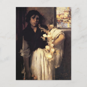 John Singer Sargent - Venetian Onion Seller Briefkaart