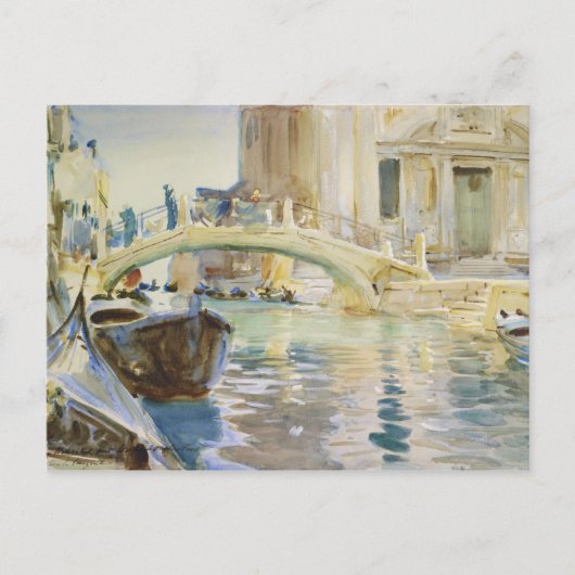 John Singer Sargent - Venice Briefkaart (Voorkant)