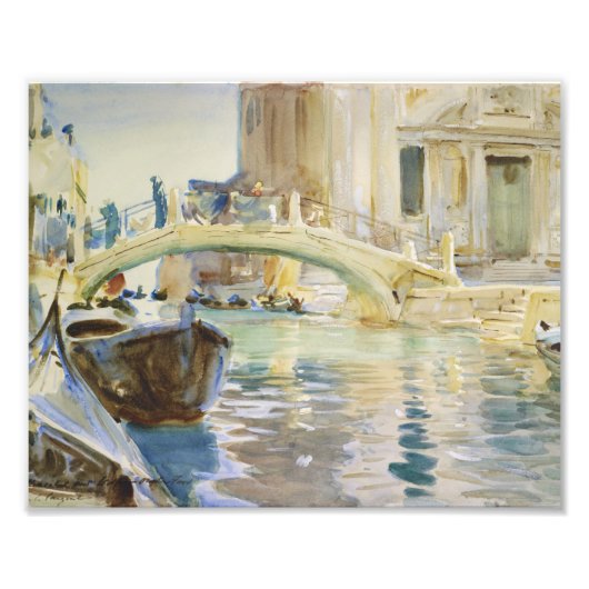 John Singer Sargent - Venice Foto Afdruk (Voorkant)