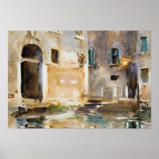 John Singer Sargent - Venice Poster (Voorkant)