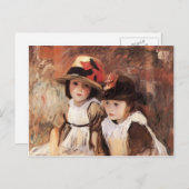 John Singer Sargent-Village Children Briefkaart (Voorkant / Achterkant)