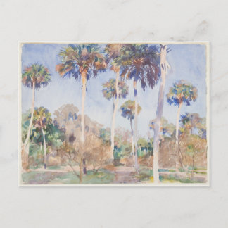 John Singer Sargent Waterverf - Palms Briefkaart