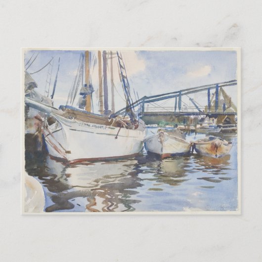 John Singer Sargent Waterverf - Seascape Briefkaart (Voorkant)