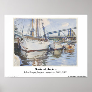 John Singer Sargent Waterverf - Seascape Poster