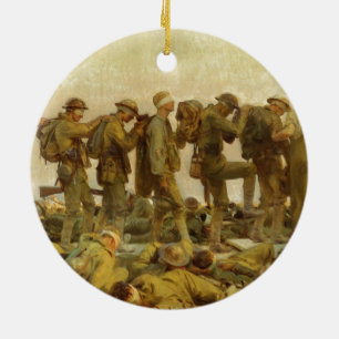 John Singer Sargent Wereldoorlog I Gassed Keramisch Ornament