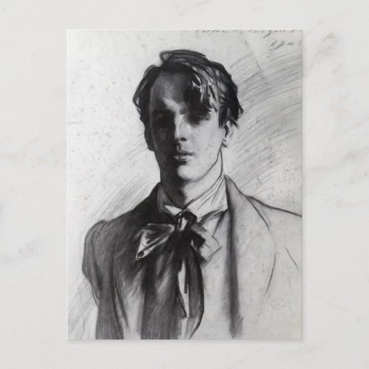 John Singer Sargent: William Butler Yeats Briefkaart (Voorkant)