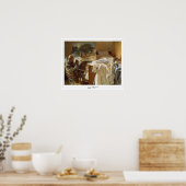 John Singer Sargent Zedign Affiche d'art #17 (Cuisine)