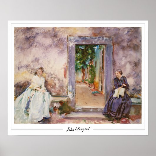 John Singer Sargent Zedign Affiche d'art #171-2 (Devant)