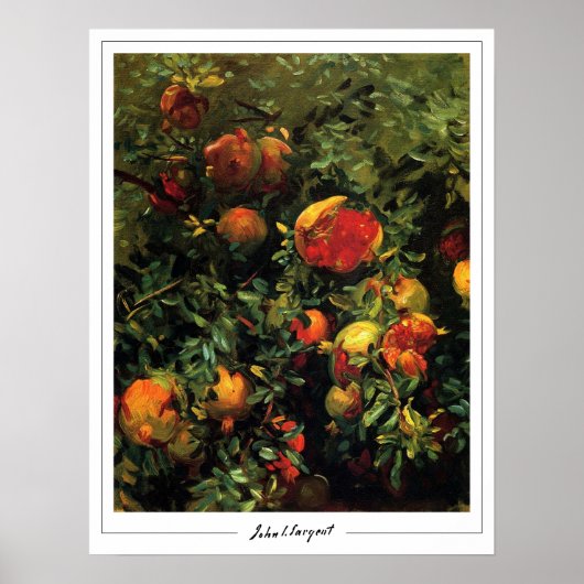 John Singer Sargent Zedign Affiche d'art #186-2 (Devant)