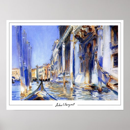 John Singer Sargent Zedign affiche d'art #288 (Devant)