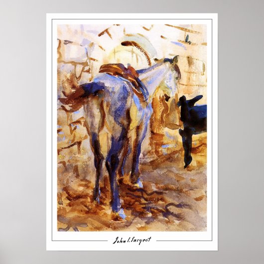 John Singer Sargent Zedign Affiche d'art #339 (Devant)