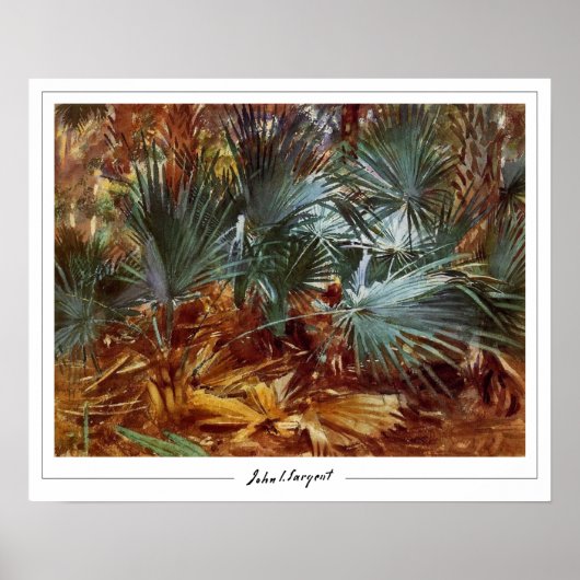 John Singer Sargent Zedign Affiche d'art #410-2 (Devant)