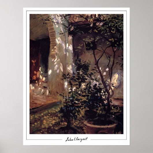 John Singer Sargent Zedign Affiche d'art #74-2 (Devant)