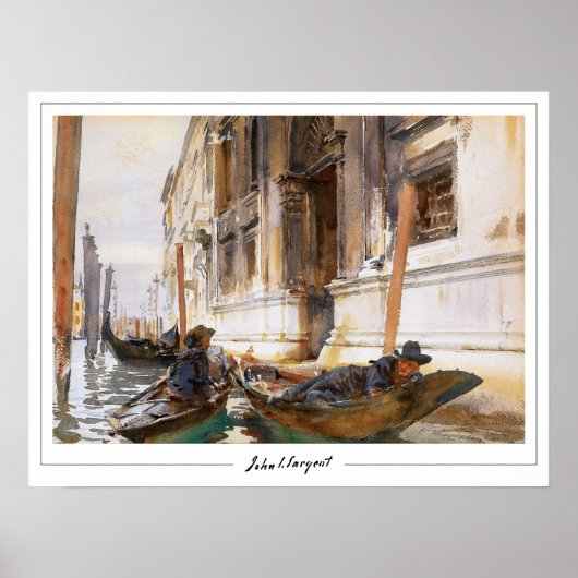 John Singer Sargent Zedign Affiche d'art #9-2 (Devant)