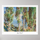 John Singer Sargent Zedign Art Poster #11 (Voorkant)