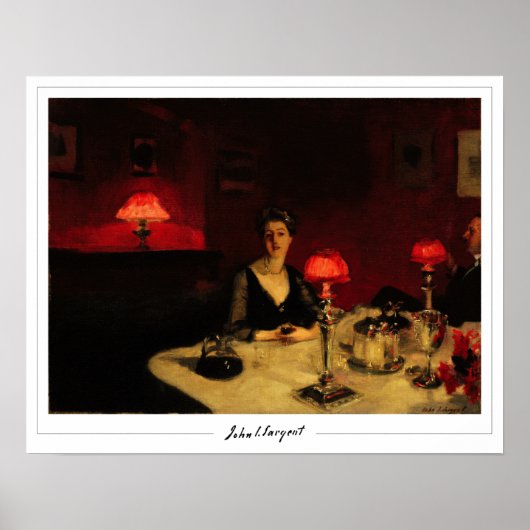 John Singer Sargent Zedign Art Poster #110 (Voorkant)