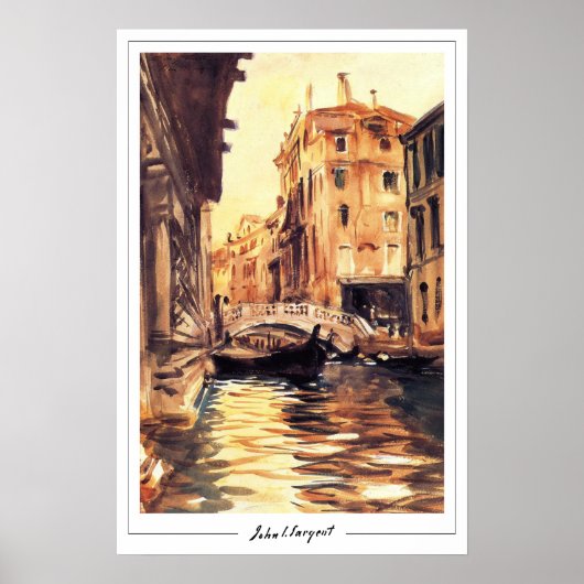 John Singer Sargent Zedign Art Poster #133 (Voorkant)