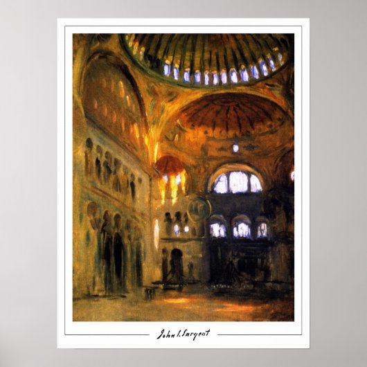 John Singer Sargent Zedign Art Poster #163-2 (Voorkant)