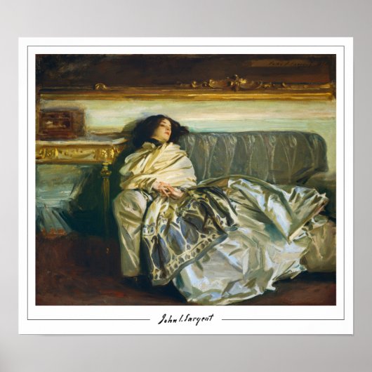 John Singer Sargent Zedign Art Poster #16-2 (Voorkant)